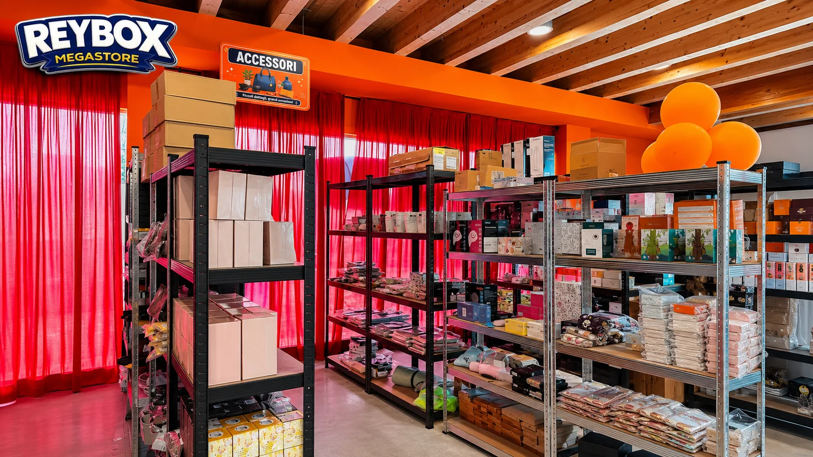 Prodotti e scaffali ReyBox