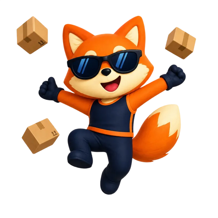 Foxy salta tra le box